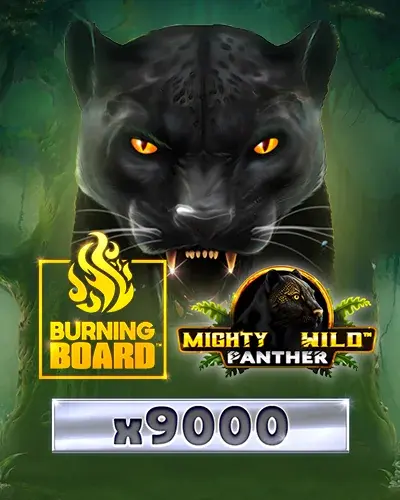 Mighty Wild Panther Platinum Burning Board bij Gangstasino Casino